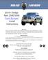 2010+ Dodge Ram 2500/3500 Front Bumper Install Instructions