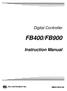 Digital Controller FB400/FB900. Instruction Manual RKC INSTRUMENT INC. IMR01W03-E9