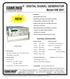 NEW. DIGITAL SIGNAL GENERATOR Model KM 2001 ELECTRICAL SPECIFICATIONS : An ISO 9001:2008 Company FEATURE :