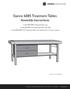 Stance 6085 Treatment Tables Assembly Instructions