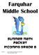 Farquhar Middle School. Summer Math Packet Incoming Grade 8