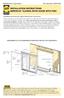 INSTALLATION INSTRUCTIONS IMPERVIA SLIDING PATIO DOOR WITH FINS