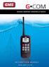 GX660 Handheld VHF Radio GX660 MARINE HANDHELD RADIO