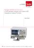 Keysight E5061B-3L3/3L4/3L5 LF-RF Network Analyzer with Option 005 Impedance Analysis Function