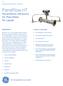 PanaFlow HT. Panametrics Ultrasonic SIL Flow Meter for Liquids. GE Measurement & Control. Applications. Features & Benefits