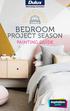 BEDROOM PROJECT SEASON PAINTING GUIDE