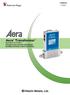 Catalog. Aera Transformer Digital Mass Flow Products Transform your process with greater flexibility and lower cost of ownership