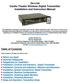On-Line Cardio Theater Wireless Digital Transmitter Installation and Instruction Manual