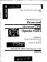 Optoelectronics. Picosecond Electronics and. Edited by TLC._. Gerhard Sollner -and David M. Bloom. March &-1iOr 1989 in Salt Lake Cityr Utah.