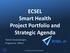 ECSEL Smart Health Project Portfolio and Strategic Agenda. Patrick Vandenberghe Programme Officer