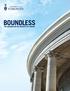 BOUNDLESS THE CAMPAIGN FOR THE UNIVERSITY OF TORONTO