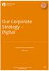 Our Corporate Strategy Digital
