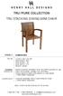 TRU/PURE COLLECTION TRU STACKING DINING ARM CHAIR