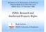 Public Research and Intellectual Property Rights