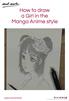 How to draw a Girl in the Manga Anime style