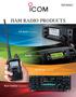 2012 Edition HAM RADIO PRODUCTS. All Band Transceivers. Mobile Transceivers. Handheld Transceivers. Base Station Transceivers