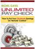 Unlimited Pay Check. By Richel Gates.