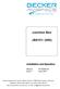 Junction Box JB6101- (000) Installation and Operation. Manual DV Issue 1 June 2012