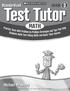 Standardized GRADE 3. Test Tutor MATH. Michael Priestley. Standardized Test Tutor: Math, Grade 3 Michael Priestley, Scholastic Teaching Resources