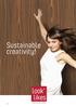 Sustainable creativity!