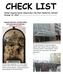 CHECK LIST. Harlem Hospital Center-Generations+/Northern Manhattan Network HARLEM HOSPITAL CENTER MURAL PAVILION GRAND OPENING ~SPECIAL EDITION~