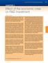Chapter 2: Effect of the economic crisis on R&D investment 60