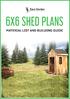 6x6 Shed Plans and Building Guide