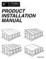 PRODUCT INSTALLATION MANUAL
