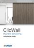 ClicWall. Decorative wall covering