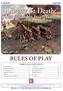 RULES OF PLAY TABLE OF CONTENTS