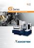 Series GWIRE EDM FOR ULTRA PRECISE MACHINING
