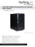 22U 36in Depth Enclosed Server Cabinet with Casters