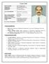 Faculty Profile. Dr. N. Raghavendra Mechanical Engineering BE, M Tech, Ph.D. Associate Professor