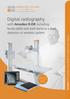 Digital radiography. bucky table and wall stand as a dual detector or wireless system. Amadeo DR Systems