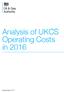 Analysis of UKCS Operating Costs in 2016
