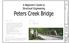 Peters Creek Bridge. A Beginner's Guide to Structural Engineering COVER SHEET. General Notes: uimby. Sheet Index:
