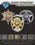 SHERIFF DEPARTMENT BADGES PATCHES COINS PINS APPAREL PROMOTIONAL PRODUCT SAMPLE CATALOG