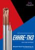 High Feed Radius End Mill for Hardened Steel EHHRE-TH3. Epoch High Hard Radius. New Product News No.1709E