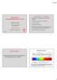Spectral colors. What is colour? 11/23/17. Colour Vision 1 - receptoral. Colour Vision I: The receptoral basis of colour vision