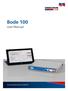 Bode 100. User Manual. Smart Measurement Solutions