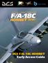 DCS F/A-18C HORNET Early Access Guide