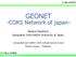GEONET -CORS Network of japan-