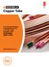 Copper Tube L AIR CONDITIONING & REFRIGERATION COPPER TUBE AS/NZS 1571 ASTM B280 BSEN