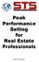 Peak Performance Selling for Real Estate Professionals