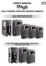 USER S MANUAL MULTI PURPOSE AMPLIFIED SPEAKER CABINETS 2-WAY, BI-POWERED SPEAKER CABS SMS8P, SMS10P, SMS12P, SMS15P