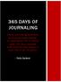 365 DAYS OF JOURNALING
