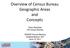 Overview of Census Bureau Geographic Areas and Concepts