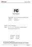 Test Report. Product Name : b P3 Wireless LAN PCMCIA Card Model No. : WN-110 FCC ID : QDWWN110