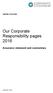 Our Corporate Responsibility pages 2016