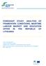 FORESIGHT STUDY: ANALYSIS OF FRAMEWORK CONDITIONS, MARITIME LABOUR MARKET AND EDUCATION OFFER IN THE REPUBLIC OF LITHUANIA